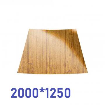 лист гладкий 2000*1250 0,5 золотой дуб