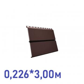 сайдинг 0,5 0,226*3,00м (шоколад (ral 8017))