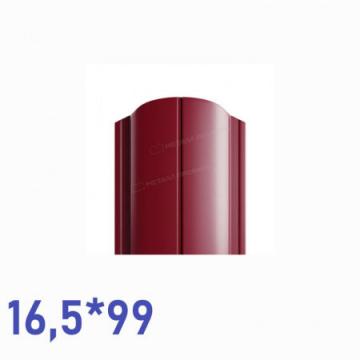 штакетник металлический мп lаne-o 16,5х99 (пэ-01-3005-0.4) 1,2м