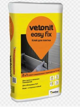 клей плиточный weber vetonit 25кг easy